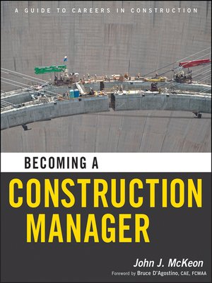 cover image of Becoming a Construction Manager